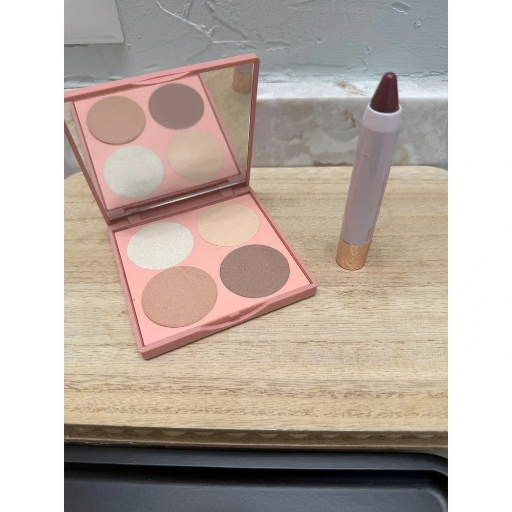 Doll Face Contour Wizard Palette &‎ Doll 10 Lip Crayon Bundle Mauve Sculpt Glow